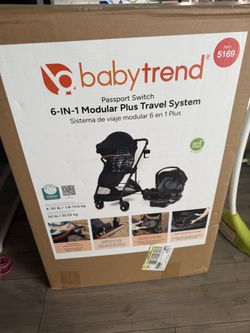BRAND NEW!!! Baby Trend Passport Switch 6-in-1 Modular Plus Travel System w/ Infant Car Seat