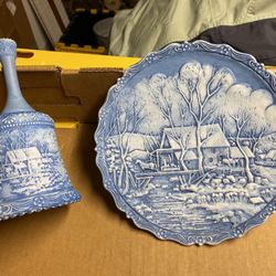 Fenton Plate And Bell