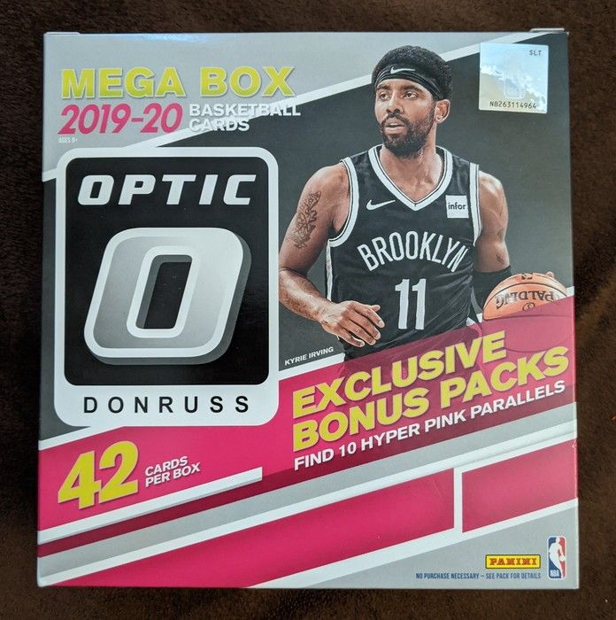 Panini Donruss Optic 2019-20 NBA Basketball Mega Box Sealed - Walmart version