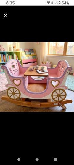 Magical Rocking Carriage.Rock as Royalty..