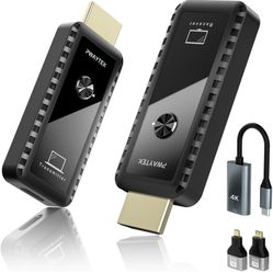 Wireless HDMI Transmitter and Receiver with Adapter 4K, new in the box