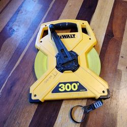 DEWALT DWHT34049 1/2 Inch X 300 Foot Double Sided Fiberglass Long Tape Measure