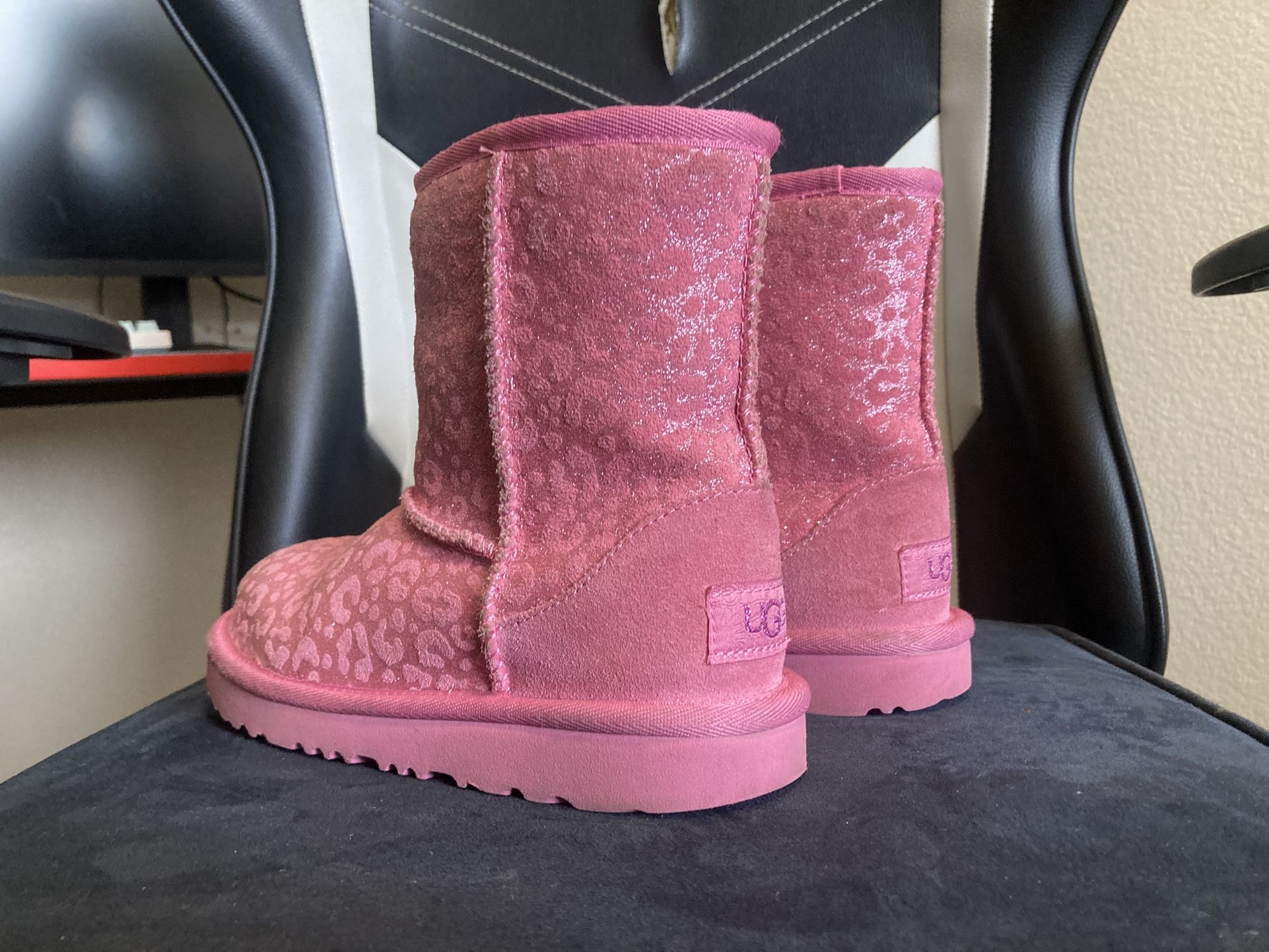 Toddler Classic II Glitter Leopard Boots SZ13
