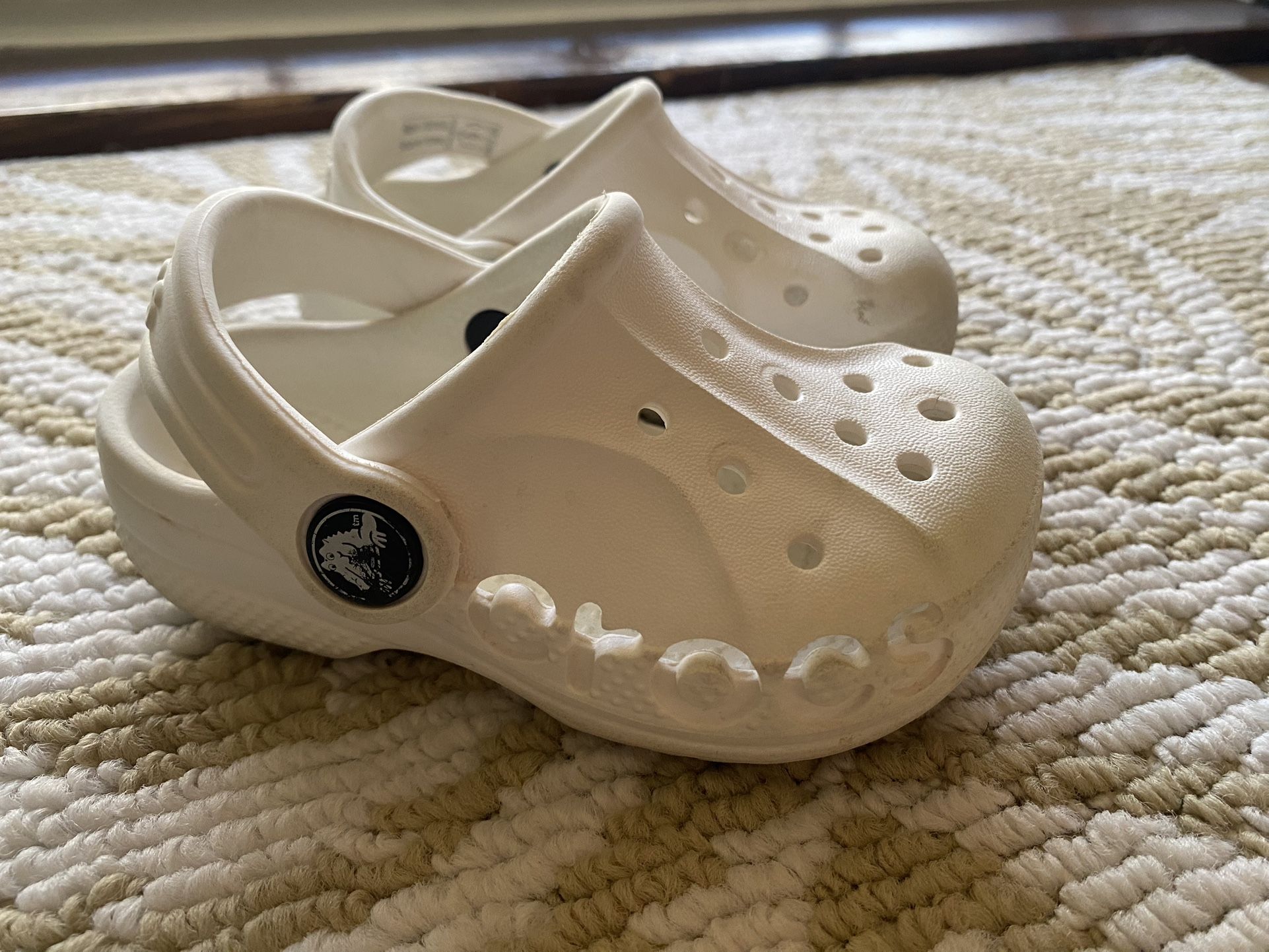 White Toddler Crocs