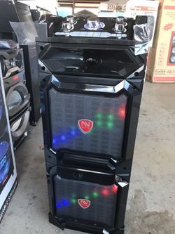 Equipo Con Dos Bocinas 10" recargable