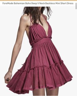 Like New Halter Dress (Size SM)