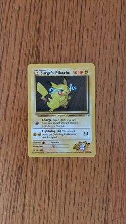 Pokemon - Lt. Surge’s Pikachu 81/132