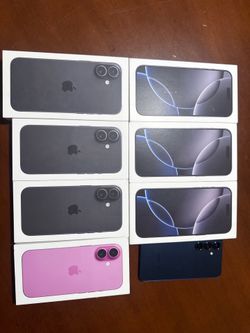Iphone 16 pro max, 16 plus, 16 & s26