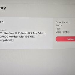 967$ Gaming Monitor With Red Pixel Line For 300 OBO
