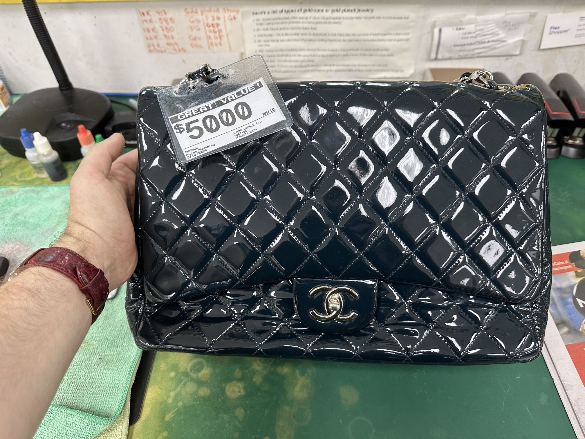Chanel Double Flag Blue Bag