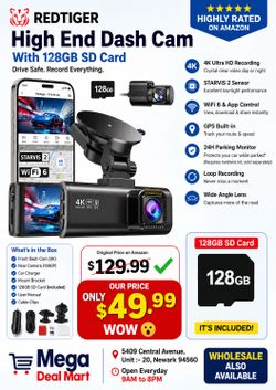 Dash Cam High End ( RedTiger F7NP)