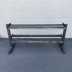 2 Tier Solid Steel Dumbbell Weight Rack…. Home Gym Fitness…. $75 Price is Firm!!!