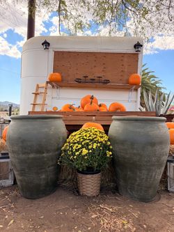 Set of 2 Large Tall Jar Pot Planters