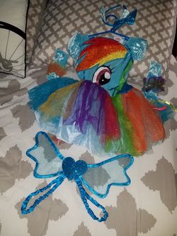 My little pony costume size 4-6x