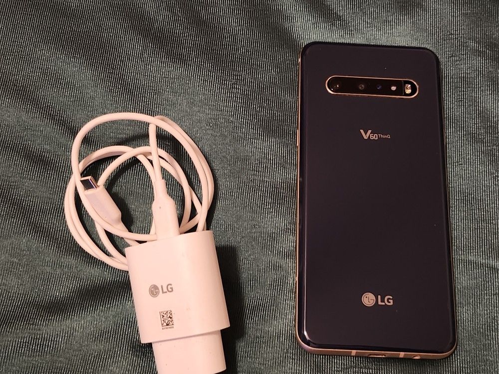 Unlocked LG V60 ThinQ 5G 128GB w/ LG Dual Screen