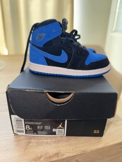 Air Jordan 1 High Toddler Size 8C Royal Blue
