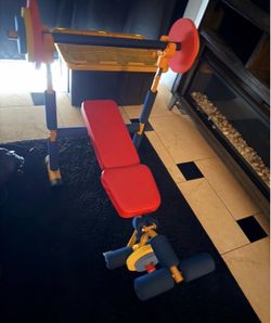 Kids weight bench
