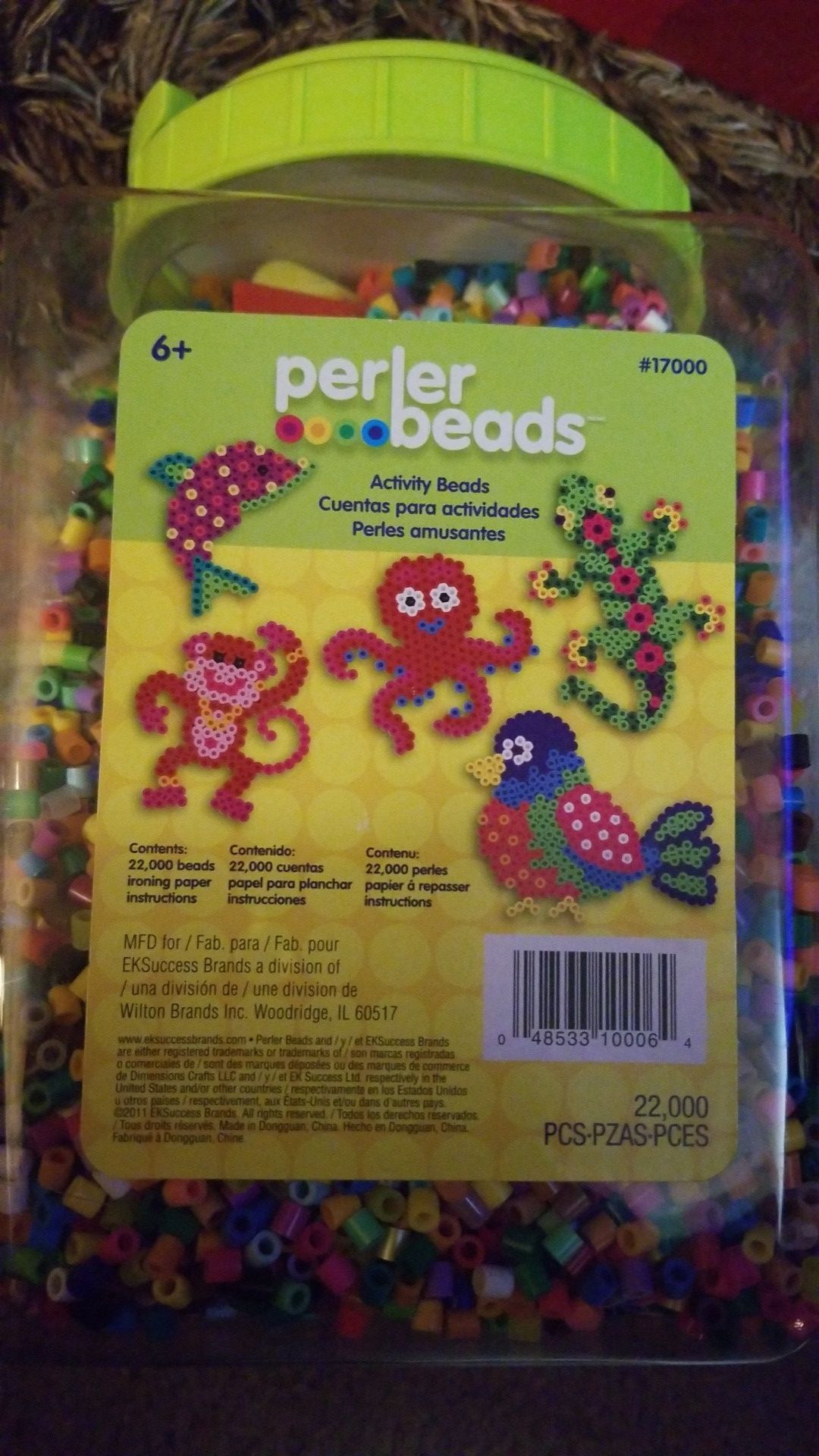 Pearler beads 6 Molds 22000 pieces