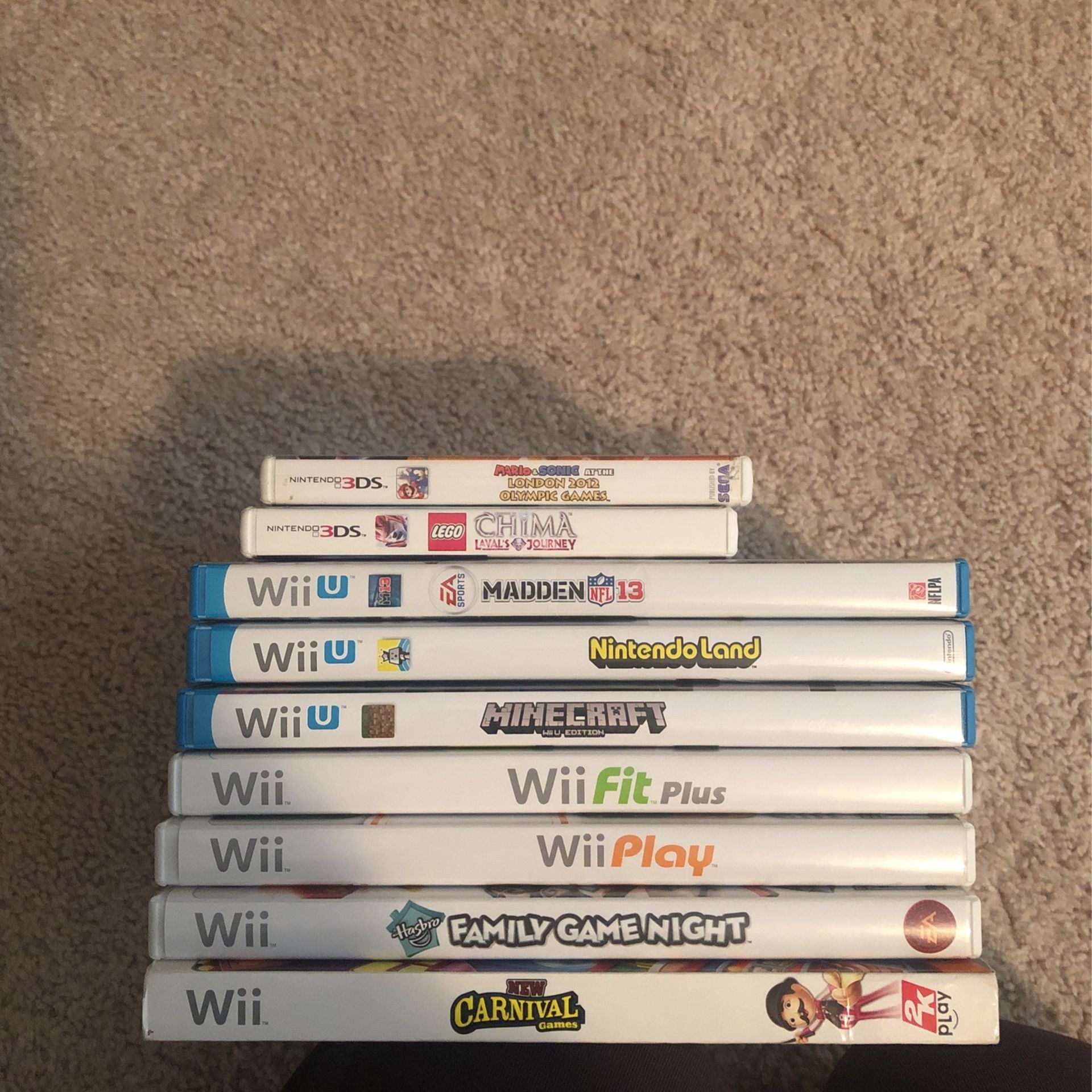 Wii/ Wii U/ Nitindo 3DS Games 