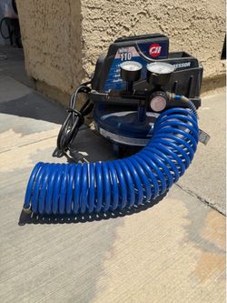 Campbell Hausfeld 1 Gallon Pancake Air Compressor 110 PSI like new