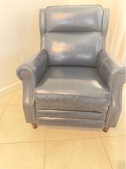 Recliner leather