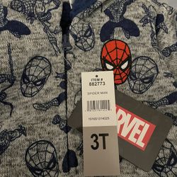 New Warm Spider Man Jacket Hoodie 2T 3t 