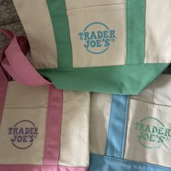 Trader Joe’s Pastel Tote Bags