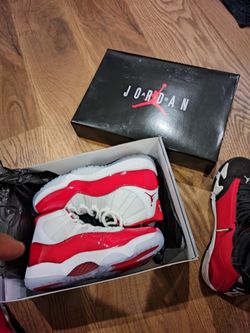 Jordan Cherry Reds Worn This Weekend To The Movies Excellent Condition!!!