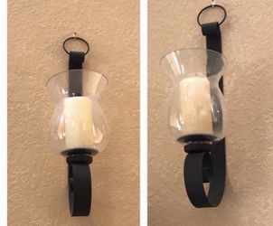 Two Beautiful Large wall deco glass