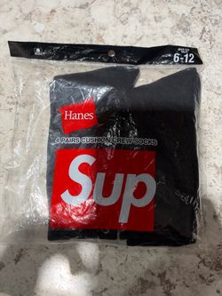 Supreme socks black