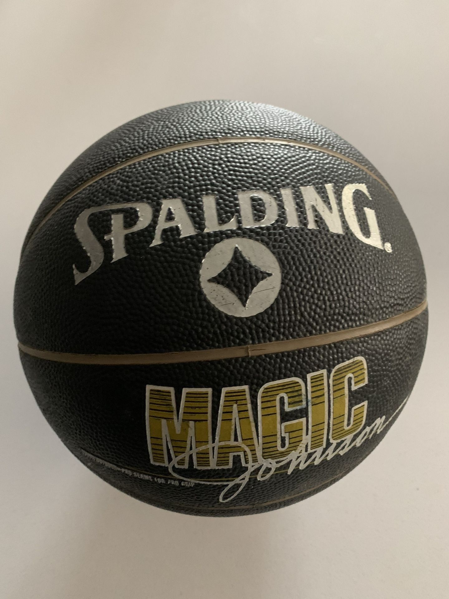 Magic Johnson Spalding Basketball Black 