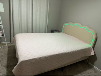 Queen bed with brand new frame