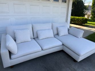 West Elm Harmony Extra Deep 2-Piece Chaise Sectional