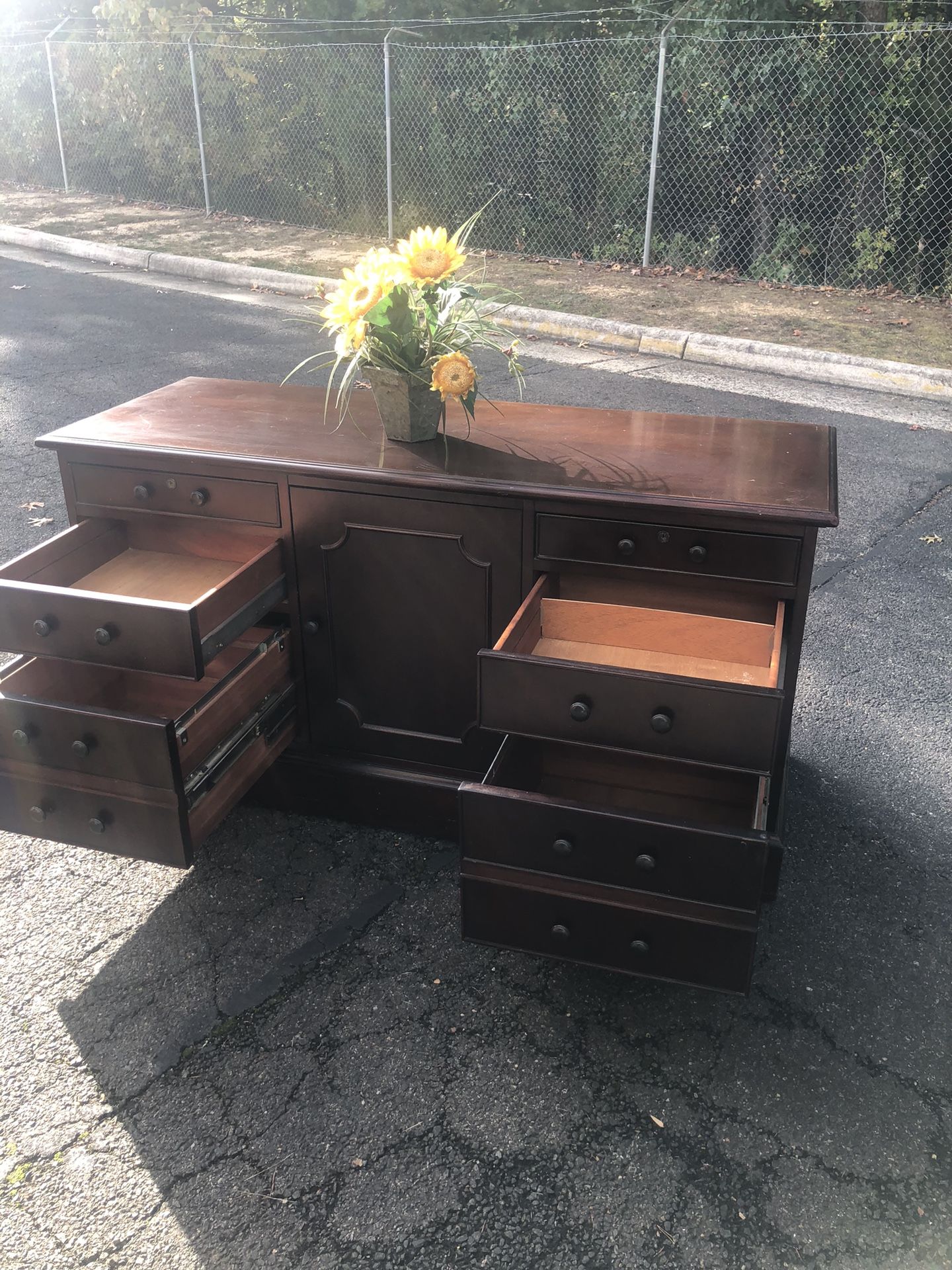 Real Wood Dresser With Big Drawers. Drawers Sliding Smoothly. Delivery Available