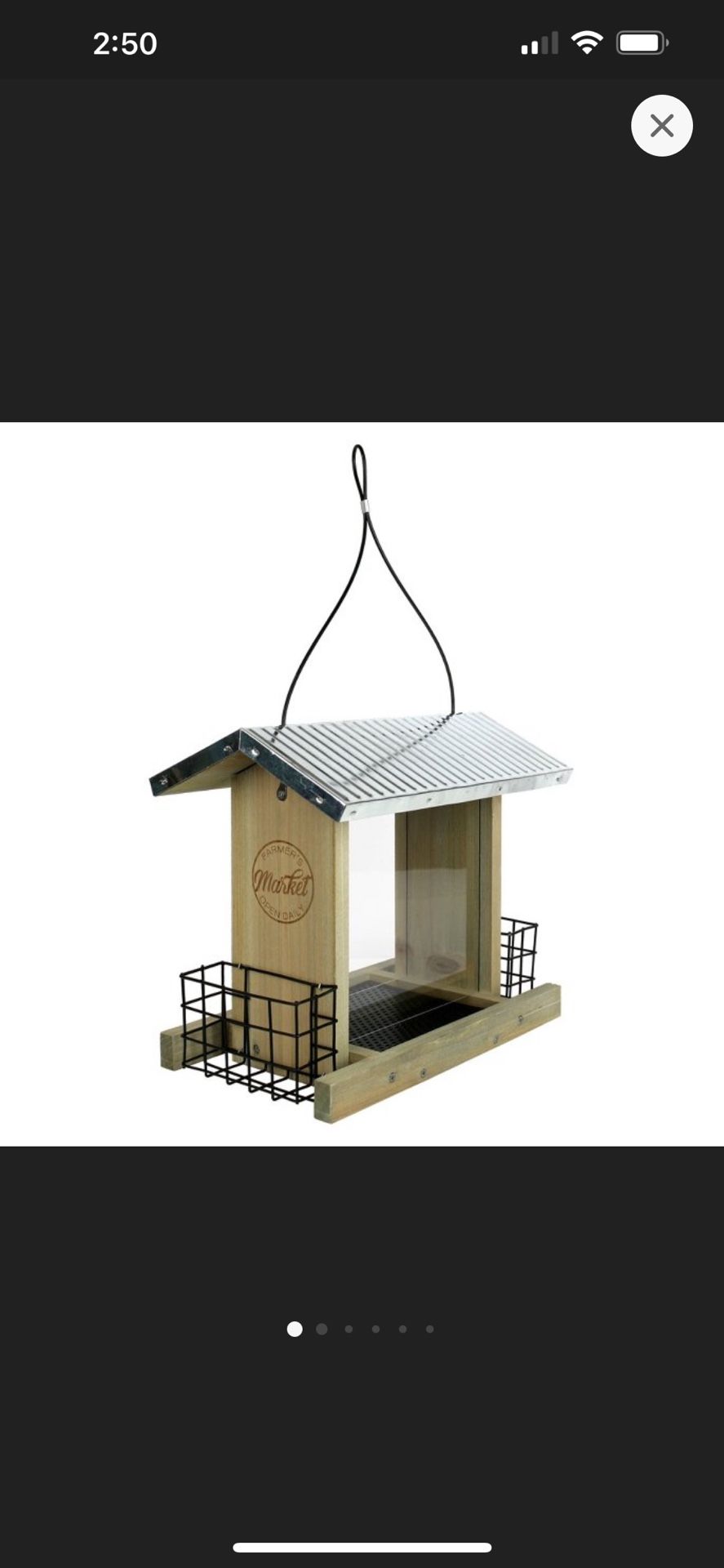 2 Bird Feeder/ Hopper Feeder