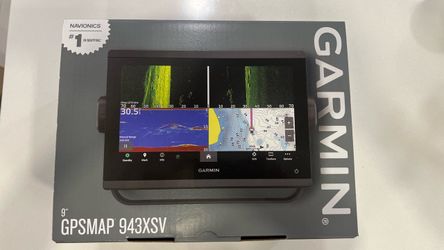 Garmin  GPSMAP 943xsv SideVü, ClearVü and Traditional CHIRP Sonar with Mapping - 9", Navionics+