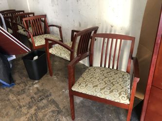 Wood guest chairs 20 available