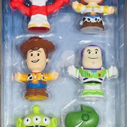 Fisher Price Little People Toy Story Figure 6pk Brand New