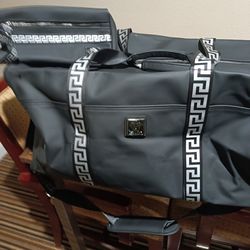 Versace duffel and hygiene tote bag combo