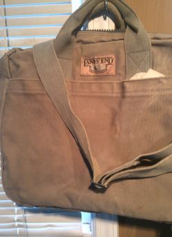 Vtg Lands END Computer Bag