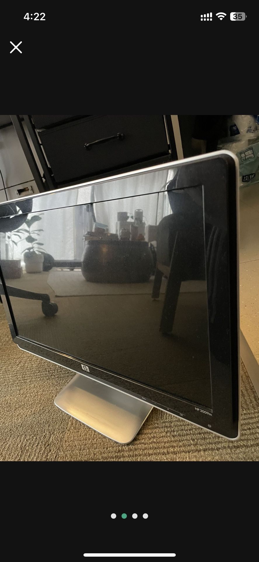 Hp Computer Monitor 20”
