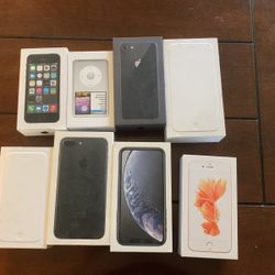 Empty iPhone Boxes 4 With Stickers And Inserts 