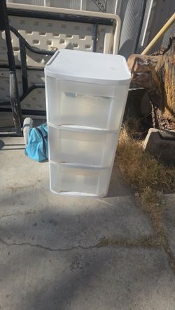3 drawer storage cart