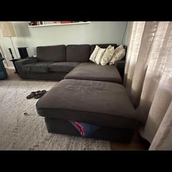 Sofa And Storage Ottoman