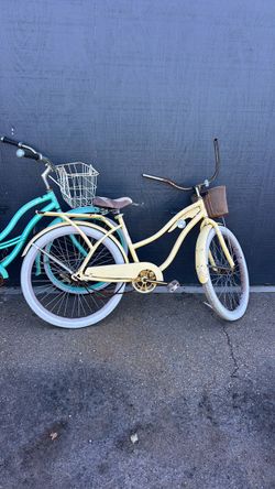Beach cruisers and mountain bike