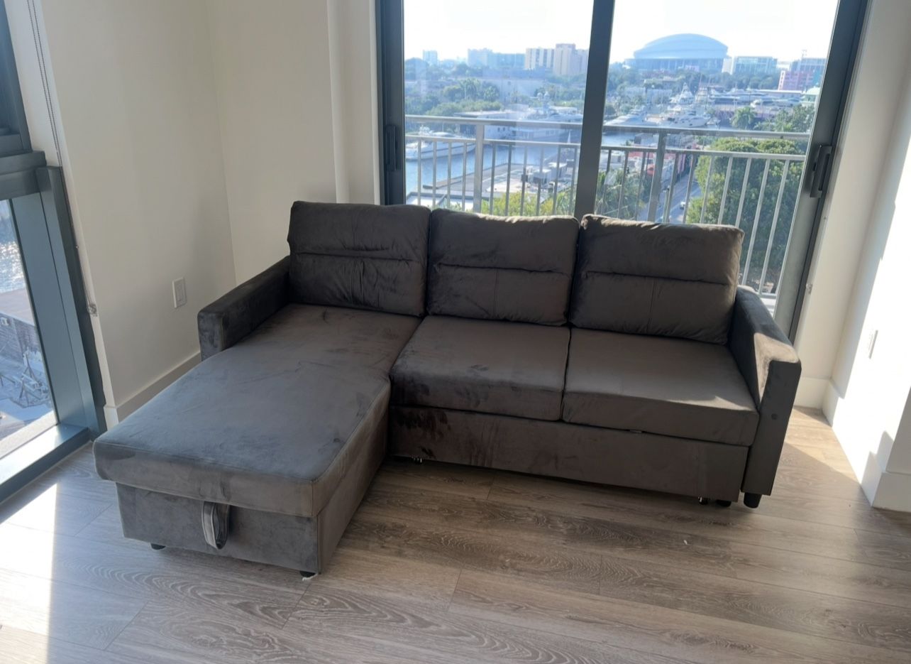 Reversible Sectional Sofa Bed Sleeper