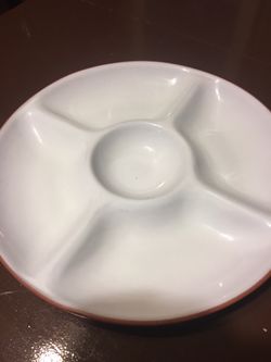 Ceramic serving platter