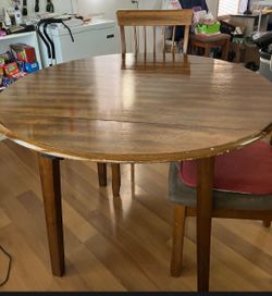 Dining table and chairs