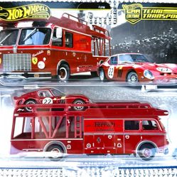 Hot Wheels Team Transport  Ferrari 250 GTO Fiat 642 RN2 Bartoletti