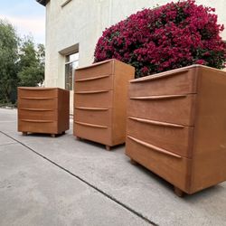 Mid Century Dresser Set 